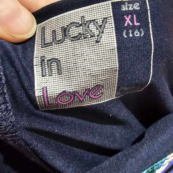 Lucky In Love Womens Striped Pickle ball Tennis Pull on Skort XL - Picture 4 of 13